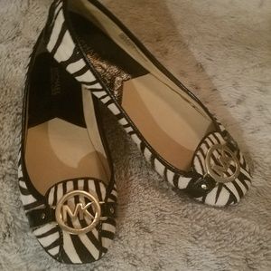 Michael Kors animal print loafer calf-hair 9.5